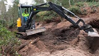 Rex Rowell Volvo ECR25D Reinstatement work [upl. by Fellner]