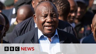 South Africa election ANC loses majority  BBC News [upl. by Toille]