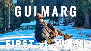 First Snowfall In Kashmir Gulmarg 2024 Snowfall Vlog trending explore [upl. by Eeralav]