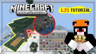 Hướng Dẫn Xây MÁY FARM TOTEM và CHAI THUỐC ĐIỀM XẤU Trong Minecraft Bedrock 121 [upl. by Ainosal]