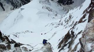 K2 quotBottleneckquot 8350 meters [upl. by Nordgren]