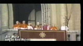 Ave Maria  Karol Wojtyla from 1976 [upl. by Liuqnoj]