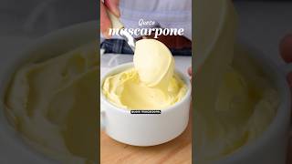 Queso mascarpone casero con solo 2 ingredientes ¿Querés la receta 🇮🇹❤️ mascarpone casero [upl. by Paik229]