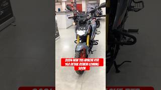 2024 New TVS Apache RTR 164V detail review coming soon apache rtr tvs [upl. by Lilah]