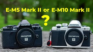 Olympus EM5 Mark II or EM10 Mark II  Which is BETTER [upl. by Loziram]