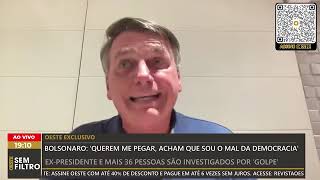 Bolsonaro expõe bastidores da facada em Juiz de Fora  Justiça não deixou quebrar sigilo do Adélio [upl. by Arianne]