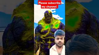 GTA 5  LITTLE SINGHAM SAVE BLUE LITTLE SINGHAM FROM KAAL KIDNAPING 🥺🥺 green screen video shorts [upl. by Platto455]