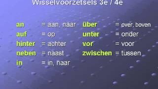 wwwduitsde uitlegvideo Wisselvoorzetsels  deel 1 [upl. by Riocard]