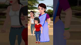 Amara aur Himanshi ke bich hua competition race anayakhandal  trending  moral toons  video 😱 [upl. by Esiled688]