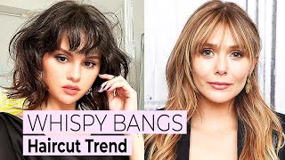 Hair Trend ▶ Why You Should Get Wispy Bangs [upl. by Alverta107]