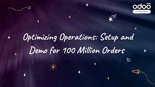 Optimizing Operations Setup and Demo for 100 Million Orders [upl. by Hama]