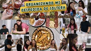 REUNIÓN ORGANIZANDO MI DESPEDIDA DE SOLTERAsin ser soltera CON MIS AMIGOS  VLOG [upl. by Nihhi341]