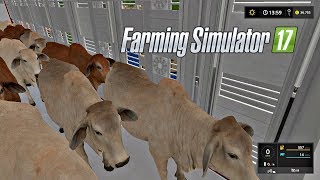 Vacas Brasileñas Ganado Cebú  DLC Platinum Expansión  Farming Simulator 17 [upl. by Mani]