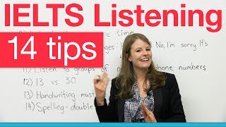 IELTS Listening  Top 14 tips [upl. by Ahseihs]