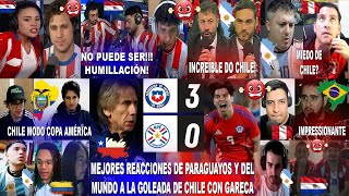 PRENSA E HINCHAS PARAGUAYOS Y DEL MUNDO REACCIONAN AL CHILE 3O PARAGUAY  GOLES DE DÁVILA Y VARGAS [upl. by Grindlay]