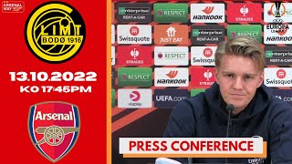 quotDEVELOPED A LOTquot Martin Ødegaard Previews BodøGlimt v Arsenal  Europa League  Press Conference [upl. by Nairim]