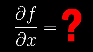 Partial Derivatives in 43 Seconds [upl. by Medovich]