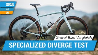 Specialized Diverge Expert Carbon Test Vergleich von 4 Gravel Bikes 2022 [upl. by Ulphia]