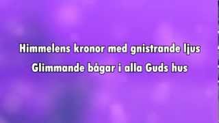 Jul jul strålande jul karaoke  lyrics [upl. by Htenek]