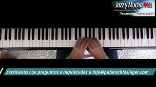 JAZZ PIANO El Adorno Escalar SECRETO [upl. by Chad]