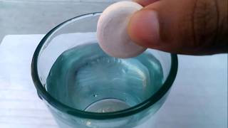 How Effervescent Tablets Dissolve in Water [upl. by Razaile]