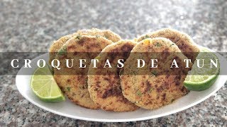 CROQUETAS DE ATUN  Recetas Saludables Ticky Gomezal [upl. by Otnicaj256]