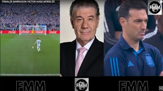 La EMOTIVA y POETICA narracion de Victor Hugo Morales en los penales Argentina Francia QATAR 2022 [upl. by Akenat]