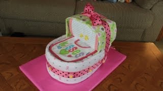 Bassinet Diaper Cake How To Make [upl. by Thar]