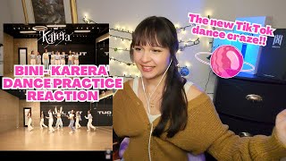 BINI KARERA DANCE PRACTICE  REACTION [upl. by Anatole680]