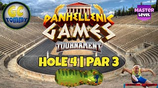 Master QR Hole 4  Par 3 HIO  Panhellenic Games Tournament Golf Clash Guide [upl. by Akimat122]