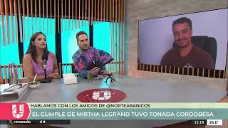 El cumple de Mirtha Legrand tuvo tonada cordobesa hablamos con nuestros amigos de Norte Abanicos [upl. by Elrebmik668]