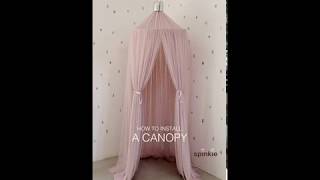 How To Install A Bed Canopy [upl. by Vtehsta707]