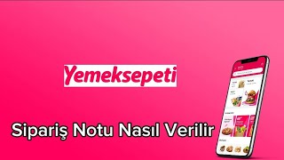 Yemeksepeti Sipariş Notu Nasıl Yazılır [upl. by Arrol]