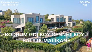 Bodrum Gölköy Cennet Koyu Satılık Villa [upl. by Annmarie]