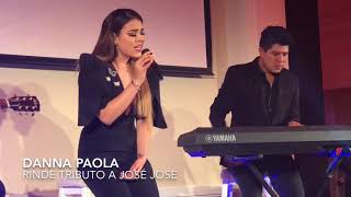 Danna Paola rinde tributo a José José [upl. by Dyanna]