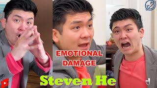 Emotional Damage  Steven He TikTok Compilation 2024 [upl. by Ced356]