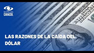 La caída del dólar y el aumento en la confianza de los inversionistas en Colombia [upl. by Doig]