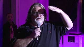 CES Gabe Newell Talks About Competing With Microsoft [upl. by Kaja246]