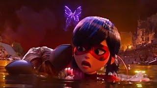 Cat noir and Hawk moth fight in Miraculous Movie part1 Miraculousmovie [upl. by Stoller]