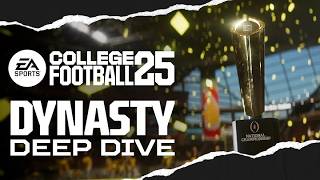 A FULL Breakdown of the College Football 25 Dynasty Deep Dive [upl. by Aniret]