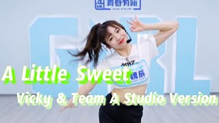 Youth With You 2YG China Trainee Vicky Wei amp Team A 有点甜A Little Sweet Studio Version [upl. by Michiko361]