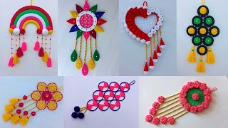 7 Best Woolen Wall Hanging Craft Ideas  Woolen Craft Wall Hanging  Woolen Wall Hangings [upl. by Verene]