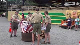 Knoebels Holds Flag Day Ceremony [upl. by Navnod]