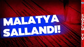 SON DAKİKA Malatyada Korkutan Deprem Büyüklüğünü AFAD Duyurdu [upl. by Avahc]