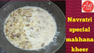 Navratri special phool makhana kheerमखाने की खीरvart ki recipemakhana kheer recipe [upl. by Lenz]