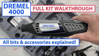 Dremel 4000 Review  Full Kit Walkthrough with Accessories [upl. by Attennod]