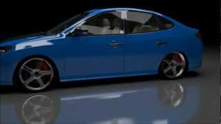 quotSteps of modeling quot elantra 2008 with blender [upl. by Ahsemak]