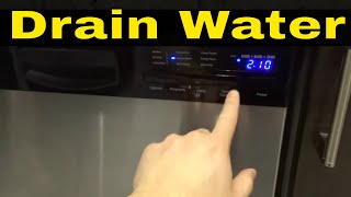 How To Drain Water From A DishwasherTutorial [upl. by Karola]