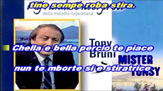 Tony Bruni  A stiratrice KARAOKE [upl. by Runkel]