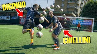 I2BOMBER vs CHIELLINI  Sfidiamo il Difensore della JUVENTUS [upl. by Hebe458]